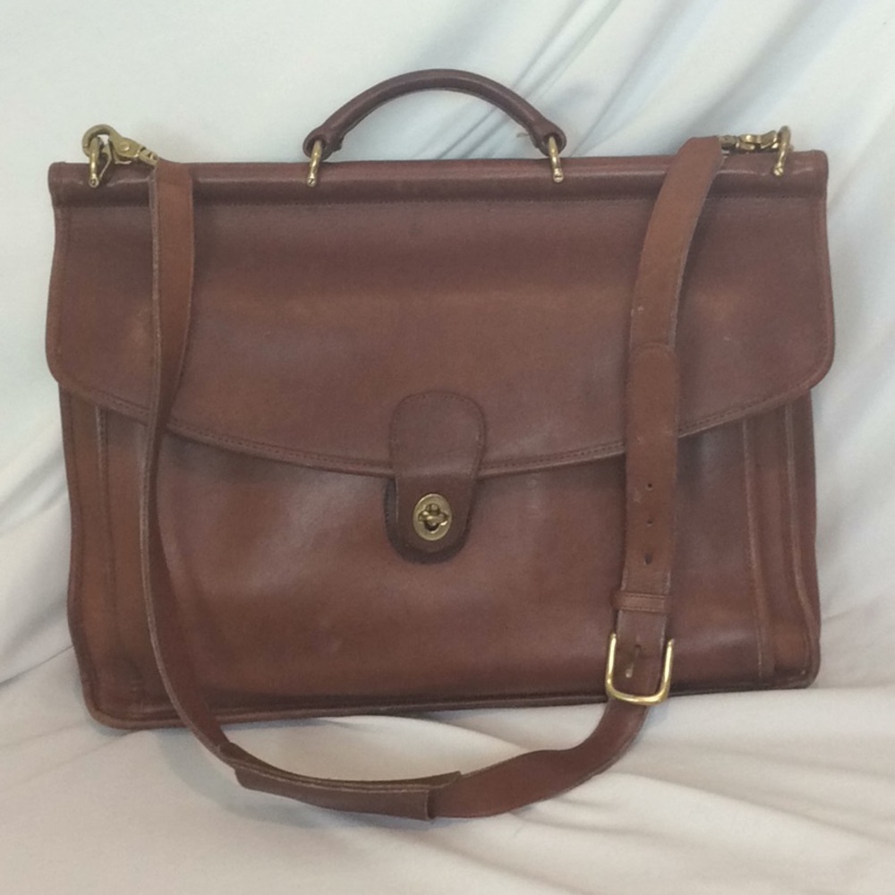 EUC vintage briefcase bag by coach